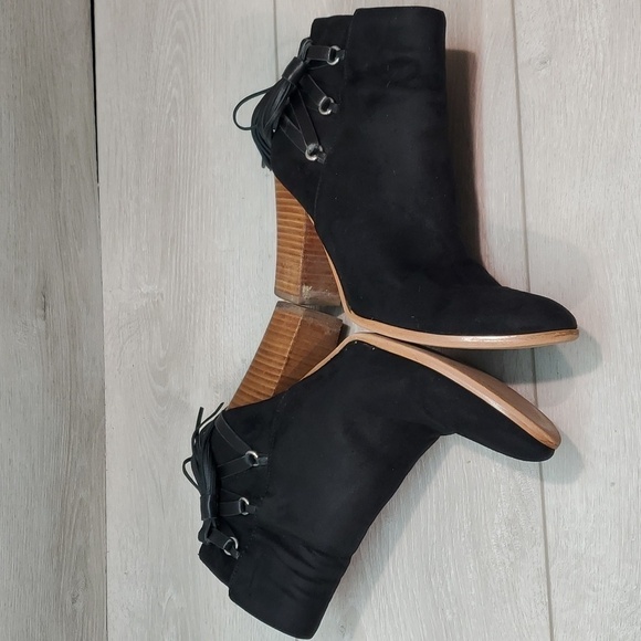 Marc Fisher Women Kadey Ankle Tassel Heels Boots shoes sz 7.5M - Picture 9 of 14